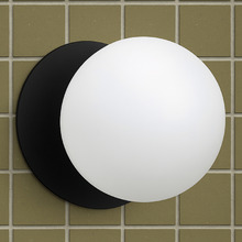Lassie Opal Frosted Glass Cool White LED Outdoor Wall Light